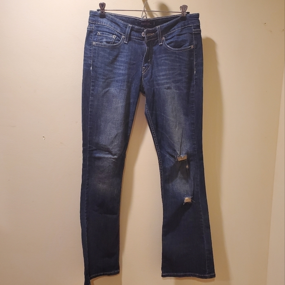 Levi's women's superlow 518 boot cut  jean size 5M